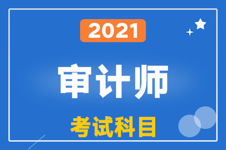 2021年审计考试科目有哪些？