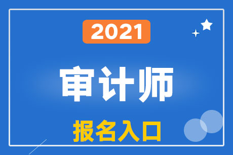 2021年审计师考试报名入口