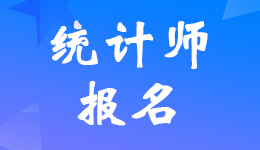 2023年统计师考试报名时间及报名入口